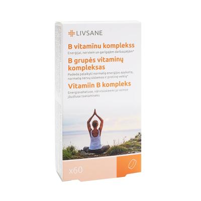 LIVSANE B vitamīnu komplekss tabletes N60