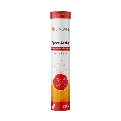 LIVSANE Sport Active šķīstošās tabletes N20