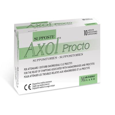 AXOL Procto rektālās svecītes N10