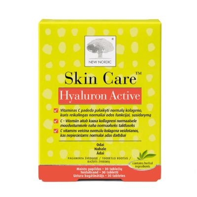 NEW NORDIC Skin Care Hyaluron Active tabletes N30