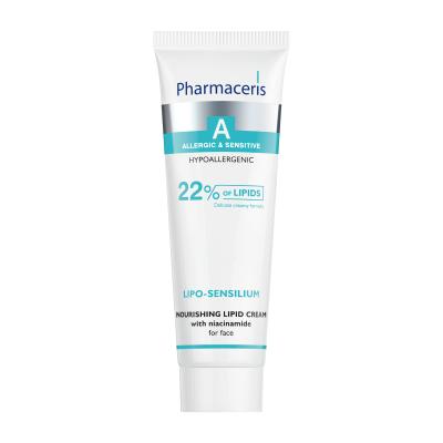 PHARMACERIS A Lipo-Sensilium barojošs 22% lipīdu sejas krēms ar niacinamīdu 50 ml