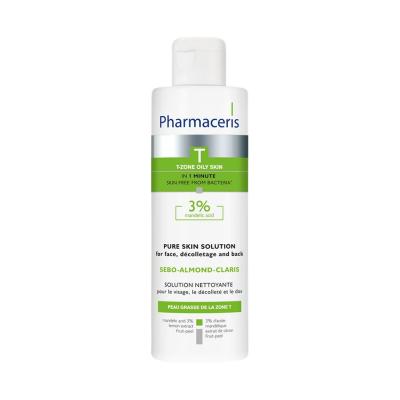 PHARMACERIS T Sebo-Almond-Claris 3% attīrošs šķīdums 190 ml