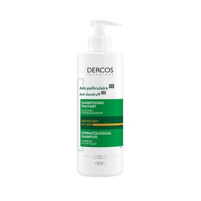 VICHY Dercos pretblaugznu šampūns sausai galvas ādai 390 ml