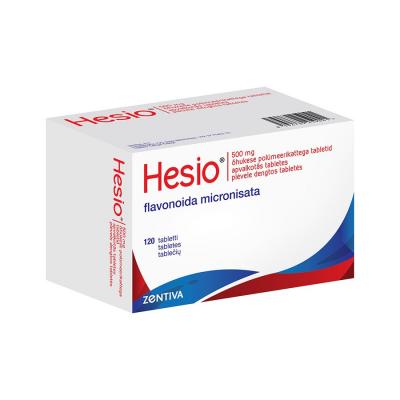 HESIO 500 mg apvalkotās tabletes N120