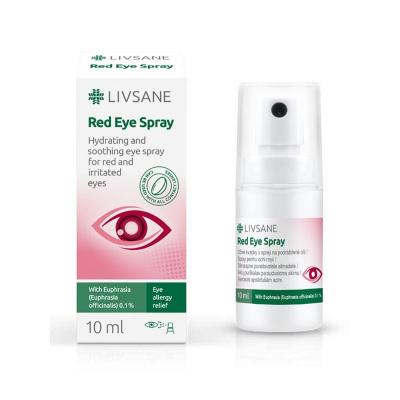 LIVSANE Red Eye izsmidzināmi acu pilieni 10 ml