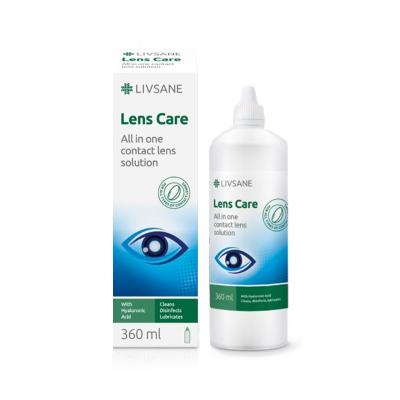 LIVSANE Lens Care - Kontaktlēcu kopšanas šķīdums 360ml