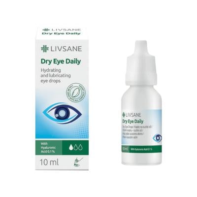LIVSANE Dry Eye Daily acu pilieni 10ml