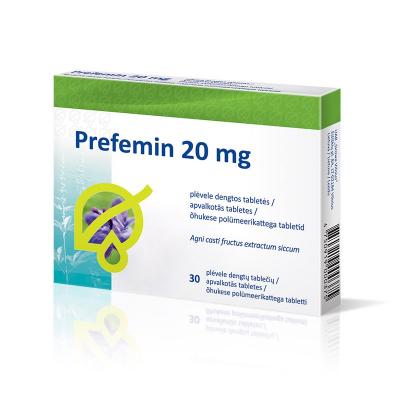 Prefemin 20 mg apvalkotās tabletes N30