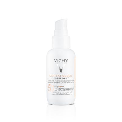 VICHY Capital Soleil SPF50+ sejas saules aizsargfluīds pret fotonovecošanos ar toni 40 ml
