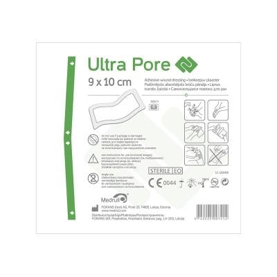 MEDRULL Ultra Pore pašl.abs.ster. pārsējs 9x10cm N1