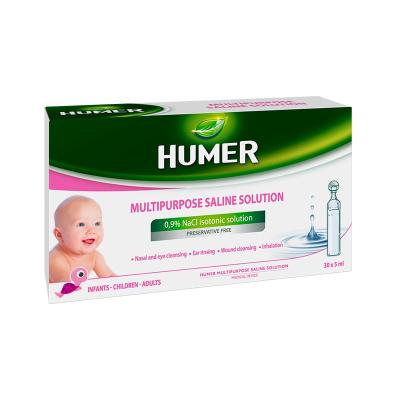 HUMER daudzfunkcionāls sāls 0,9% šķīd. 5ml N30