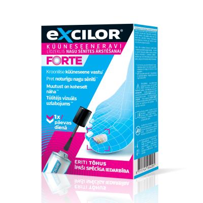 EXCILOR Forte līdzeklis nagu sēnītes ārstēšanai 30ml