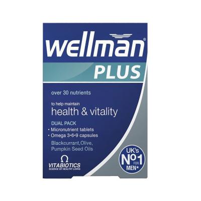 WELLMAN Plus Omega 3-6-9 kapsulas + tabletes N56