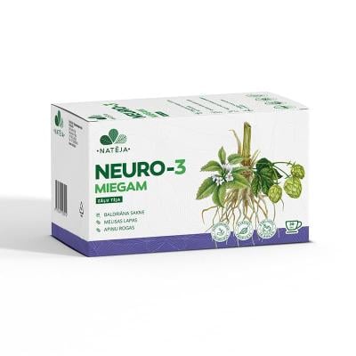 NATĒJA Neuro-3 zāļu tēja miegam N20