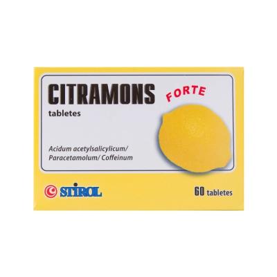 CITRAMONS Forte tabletes N60