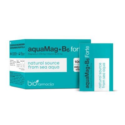 BIOFARMACIJA AQUAMAG+B6 Forte pulveris N28