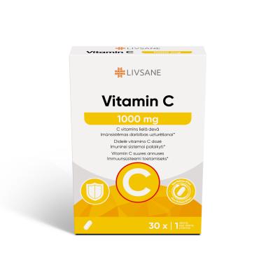 LIVSANE C vitamīns 1000mg tabletes N30