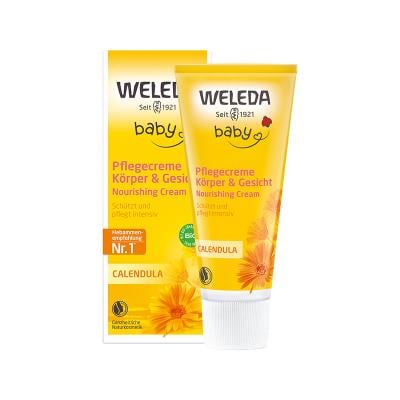 WELEDA Baby kliņģerīšu ķermeņa un sejas krēms 75 ml