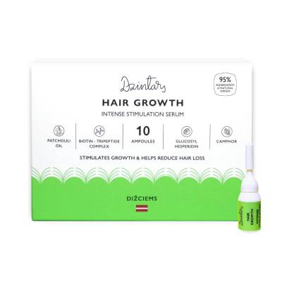 DZINTARS Dižciems serums matu augšanai 5mlxN10