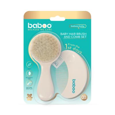 BABOO Ķemme un birstīte komplekts, 0+ mēneši