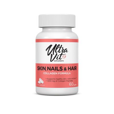 ULTRAVIT Skin, Nails&Hair kolagēna formula kapletes N60
