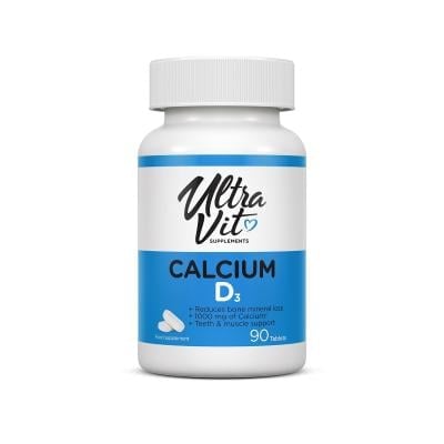 ULTRAVIT Calcium&Vitamin D3 tabletes N90