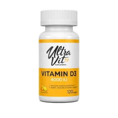 ULTRAVIT Vitamin D3 4000SV mīkstās kapsulas N120