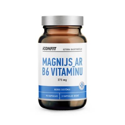 ICONFIT Magnijs B6 375mg kapsulas N90