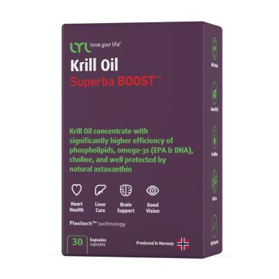 LYL Krill Oil Superba BOOST, kapsulas, N30