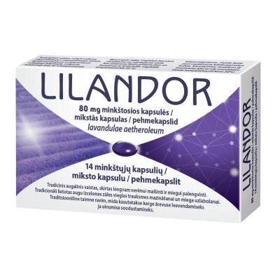LILANDOR 80mg mīkstās kapsulas N14