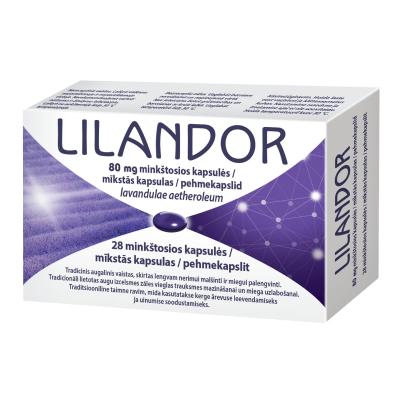 LILANDOR 80mg mīkstās kapsulas N28