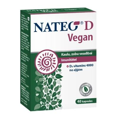 NATEO D Vegan 4000SV kapsulas N40