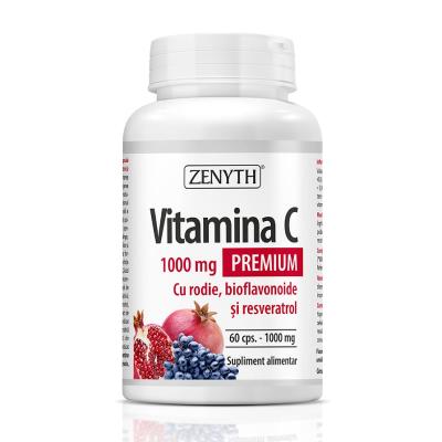 ZENYTH Vitamina C 1000mg Premium kapsulas N60