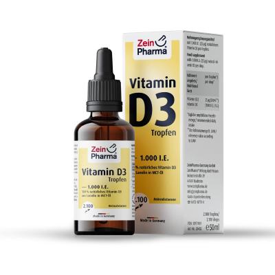 ZEINPHARMA Vitamin D3 1000SV pilieni 50 ml