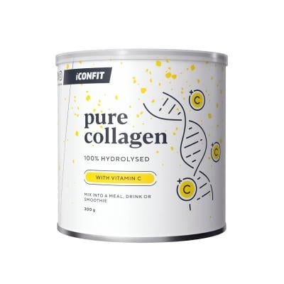 ICONFIT Hidrolizēts Kolagēns + C Vitamīns - bez garšas, pulveris 300g