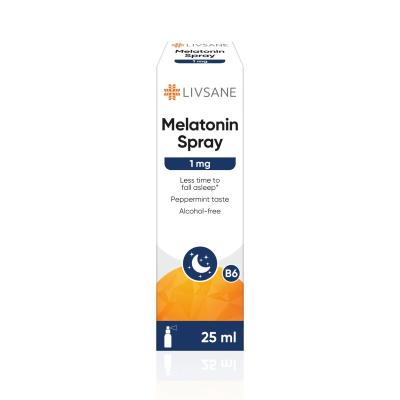 LIVSANE Melatonin Spray 1mg izsmidzināms šķidrums 25ml