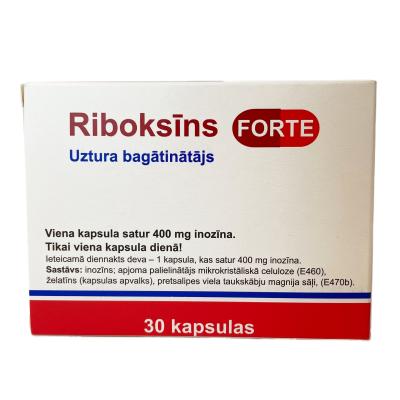 RIBOKSINS Forte 400mg kapsulas N30