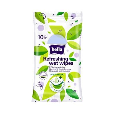 BELLA mitrās salvetes ar pantenolu N10
