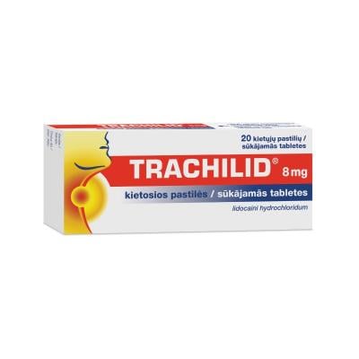 TRACHILID 8mg sūkājamās tabletes N20