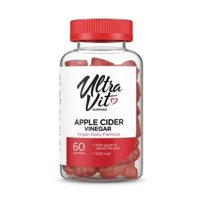 ULTRAVIT Apple Cider Vinegar košļājamās tabletes N60