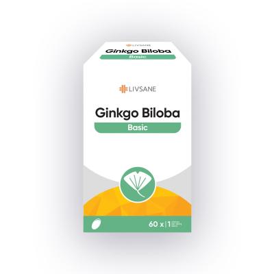 LIVSANE Ginkgo Biloba Basic 60mg kapsulas N60