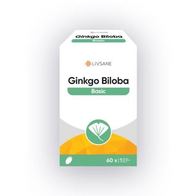 LIVSANE Ginkgo Biloba Basic 60mg kapsulas N60