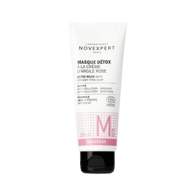 NOVEXPERT Magnesium Detox sejas maska ar rozā mālu 75 ml