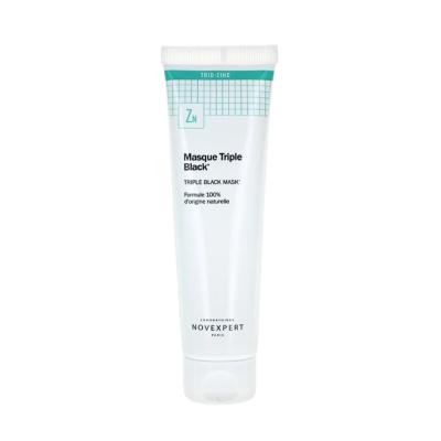 NOVEXPERT Trio-Zinc Triple Black attīroša sejas maska 70g