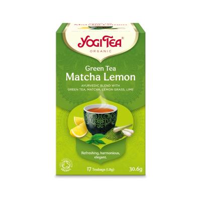 YOGI TEA Zaļā Matcha tēja ar citronu N17