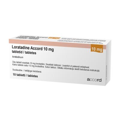 LORATADINE ACCORD 10mg tabletes N10