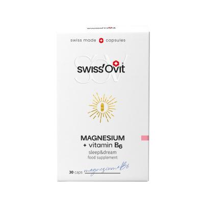 SWISS OVIT Magnesium + vitamin B6 kapsulas N30