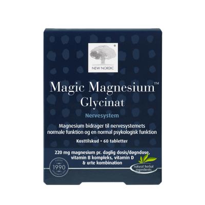 NEW NORDIC Magic Magnesium Glycinat tabletes N60