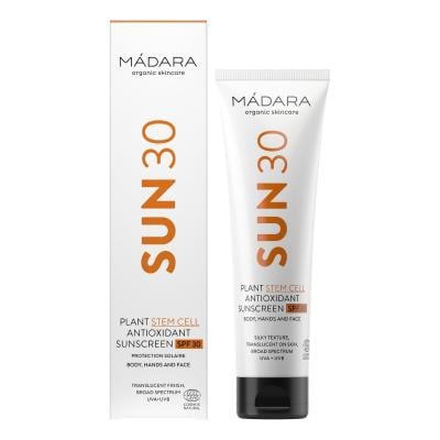 MADARA SUN30 SPF30 saules aizsargkrēms ķermenim, rokām un sejai 100ml