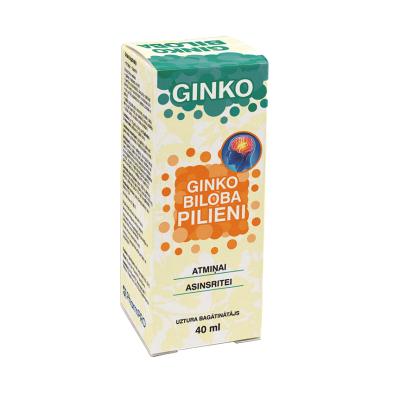 GINKO BILOBA pilieni 40ml